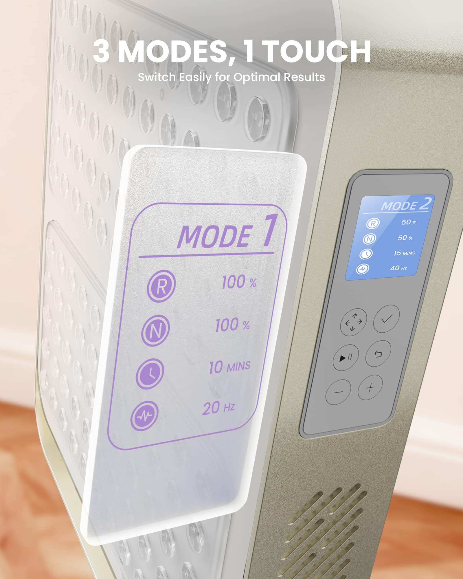 Ember-Touch-Emberpro200-3-modes-1-touch-device-settings-2 EmberTouch® EmberPRO 200 Red Light Therapy Panel