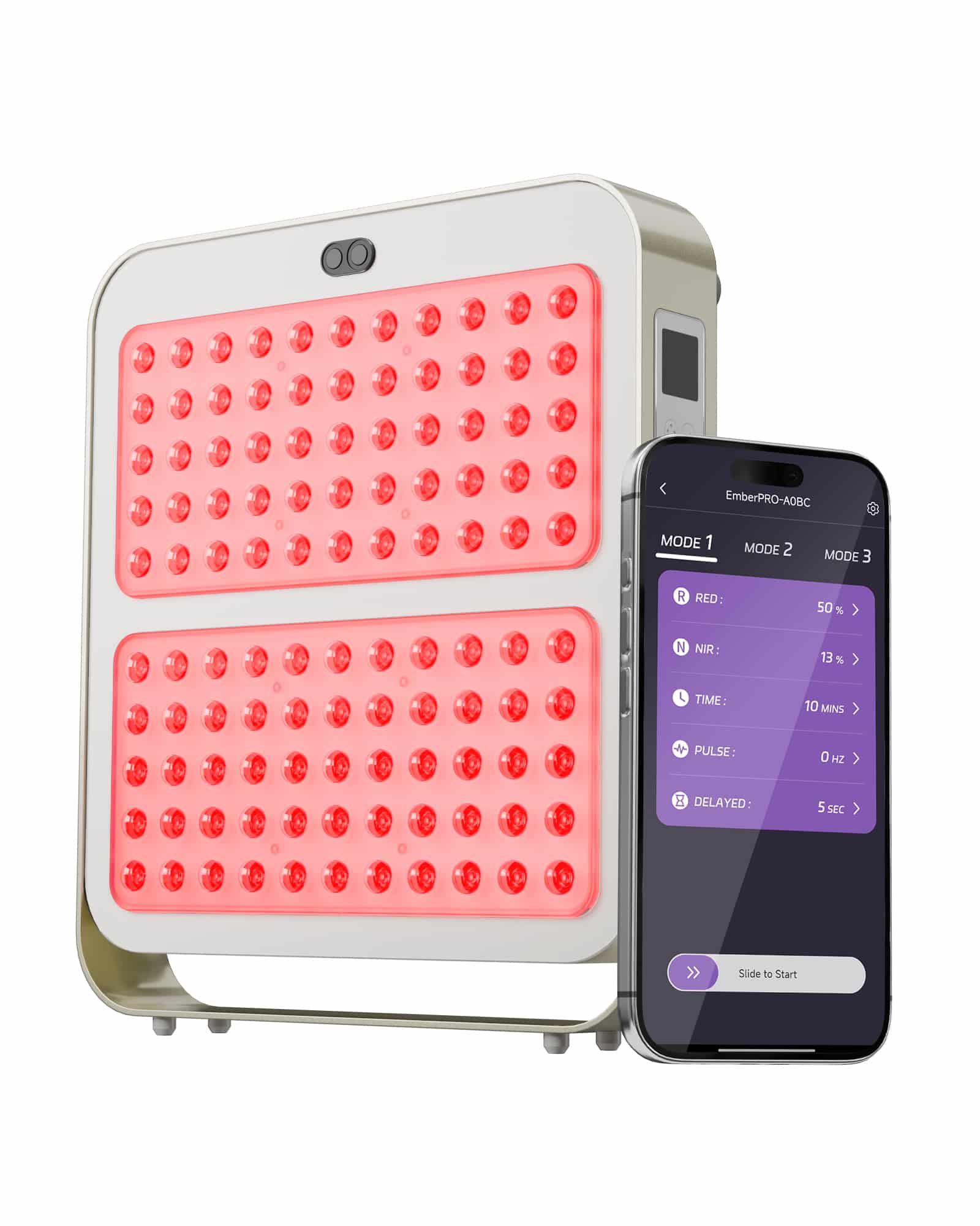 EmberPRO 200 Red Light Therapy with APP Settings