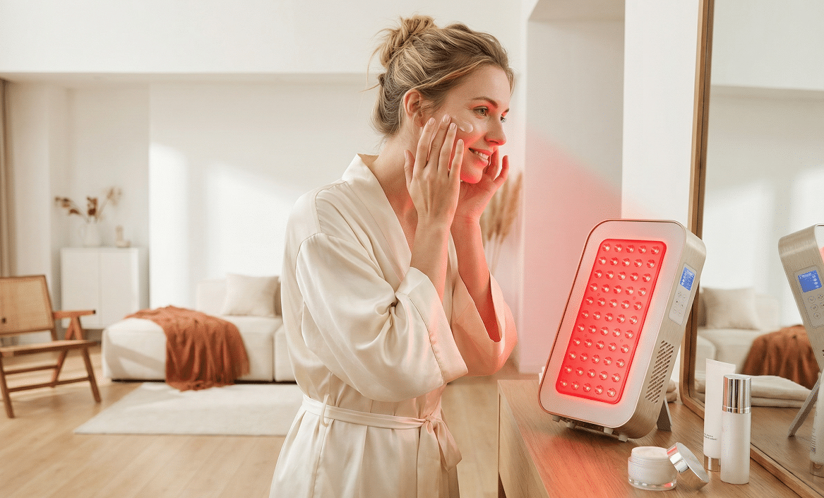 how long to use red light therapy on face